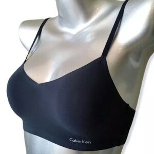 Calvin Klein Black invisible unlined bralette